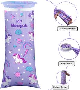 Alivio del Mareo por Movimiento, Bolsas para Vómito a Prueba de Fugas, Desechables, para Viajes en Auto, Aptas para Niños, Paquete de 24, Impresión por Grabado - Product Image 5