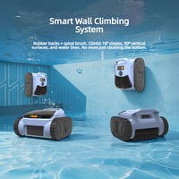 Nouveau robot nettoyeur de piscine automatique 2026 avec aspiration subaquatique des déchets et de la saleté