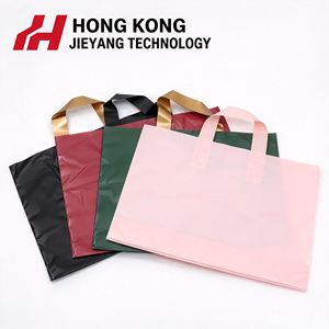 Bolsa de Plástico Personalizada con Asas Suaves, Bolsa de Compras de Plástico con Logotipo Propio para Ropa, Zapatos y Embalaje de Regalos - Product Image 1