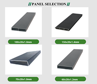 Clôture de cour européenne haut de gamme Porte coulissante en aluminium Kit de clôture de confidentialité en aluminium extérieur Clôture en aluminium pour mur de démarcation