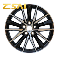 Rines de Aleación Forjados Personalizados de 17, 18 y 19 Pulgadas con Acabado Negro Pulido, 5x114.3 5x120 para Autos de Pasajeros Toyota, Honda, BMW