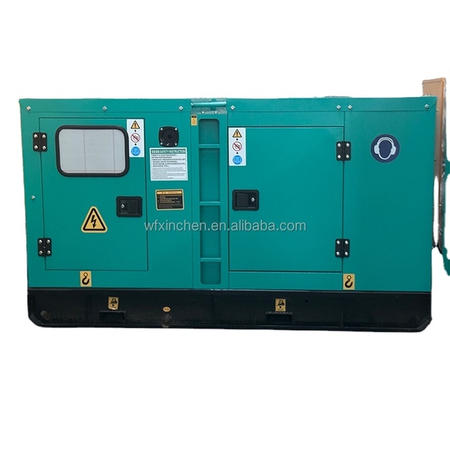 20KW 25KVA Small Silent Diesel Generator Single Phase Home Use Auto Start Soundproof Canopy