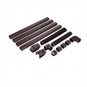 Juego Completo <span class=keywords><strong>de</strong></span> Canaletas Decorativas para <span class=keywords><strong>Aire</strong></span> <span class=keywords><strong>Acondicionado</strong></span> Donghao 1-5P (Serie Marrón) - Impermeable y Aislante - Product Image 1
