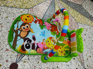 Vente en gros Activité Fitness Pédale <span class=keywords><strong>Jeu</strong></span> de sommeil Piano <span class=keywords><strong>musical</strong></span> Trotteur Couverture Tapis de <span class=keywords><strong>jeu</strong></span> Kick Play Clavier Gym avec comédie musicale - Product Image 4