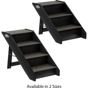 Escaleras para Mascotas Petmaker de 3 Peldaños, Color Gris Oscuro, Duraderas, para Interiores y Exteriores, para Perros y Gatos - Product Image 6