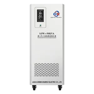 3 Phase SJW Automatic AC Voltage Stabilizer 10KW 15KW 20KW 30KW 50KW 60KW 80KW 100KW Factory Voltage Stabilizer