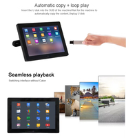 10 дюймов Android такси подголовник планшет 4G WiFi рекламный экран Digital Signage с облаком CMS