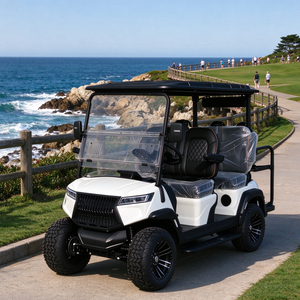 Carrito de Golf Eléctrico GRENTEK para 4 Pasajeros, Color Personalizado, Buggy de Golf para Resort de Playa - Product Image 1