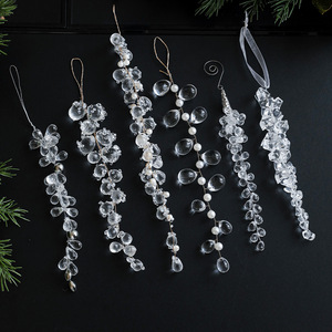 Adornos Colgantes de Cristal Acrílico en Forma de Racimo de Uvas para Decoración de Árboles de Navidad y Fiestas - Product Image 2