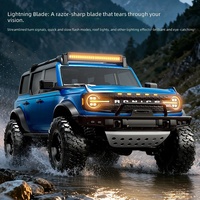 Voiture RC Hstar R22 1/12 4x4 avec éclairage cool, modèle de simulation de camion tout-terrain électrique télécommandé de qualité hobby, jouet pour garçons et adultes