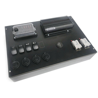 Boîtier de distribution d'alimentation pour accessoires solaires, 12V CC, avec panneau de commutation à configuration automatique et système électronique de mesure de puissance