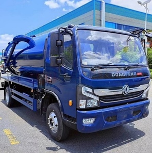 Camion-citerne à vide Dongfeng 4*2 neuf de 8000 litres pour aspiration de boues et eaux usées, camion-citerne à vide pour fosses septiques - Product Image 2