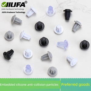 Jiufa Soft Embedded Shockproof PVC Hole Plug 5mm For Furniture Cabinet Doors - Product Image 5