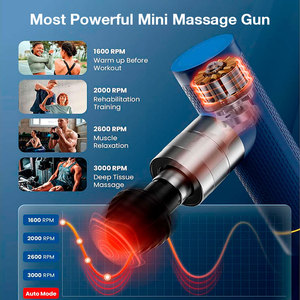Q1003 Hot Selling Best Price Massage pistole Schneller Versand Beheizte Massage pistole Fascial - Product Image 4