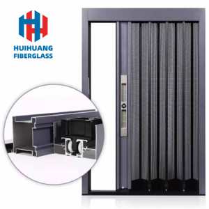 Moustiquaire de sécurité moderne en aluminium pliable, double maille diamantée non perforée, coulissante et télescopique invisible <span class=keywords><strong>pour</strong></span> hôtel - Product Image 3