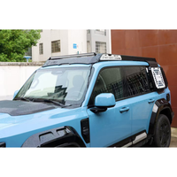 Nouvelle échelle de toit en acier au manganèse épaissi et kit de grille de fenêtre latérale en maille, adaptés aux accessoires Chery ICAR V27