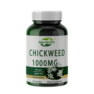 OEM/ODM kapsul chicweed | 1,000mg | 120 hitungan | Non-gmo, ekstrak bebas Gluten | Suplemen Herbal, dukungan imun - Product Image 1