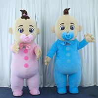 Mascotte révélation du sexe Sucette Poupée Garçon Fille Révélation du sexe Costume Bébé Accessoires de fête gonflables Vente en gros
