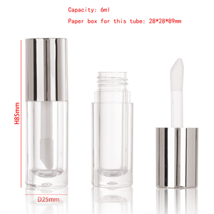 Tubo de Lápiz Labial de Plástico ABS de 6.5 ml Directo de Fábrica con Cabezal de Brocha Grande para Envasado de Cosméticos, Acepta Logotipo y Color Personalizados - Product Image 2