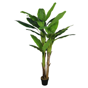 Haute qualité 220cm <span class=keywords><strong>bananier</strong></span> artificiel nouveau Design décor extérieur plante Bosai Option - Product Image 1