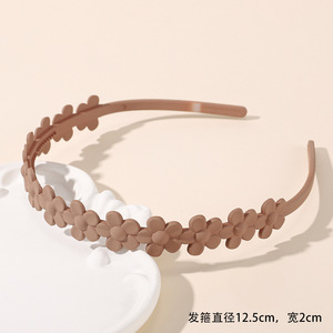 2025 nueva diadema de lavado de cara antideslizante esmerilado con diadema de maquillaje de flores tridimensional - Product Image 3