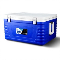 Glacière extérieure grande capacité 110L, conception épaissie, usage commercial, garde les aliments frais, pour véhicules, pêche, glace réfrigérante à maintien de la chaleur