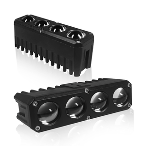 Đèn pha ô tô HyperLight <span class=keywords><strong>40W</strong></span> 12V siêu sáng, đèn laser trước bốn mắt, đèn chiếu sáng lưới tản nhiệt, đèn pha mini, thấu kính chiếu sáng Biled - Product Image 2