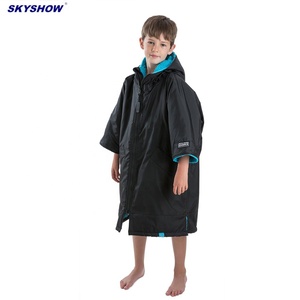 Manteau de pluie à capuche, coupe-vent imperméable, pour le <span class=keywords><strong>Ski</strong></span> d'extérieur, la plage, la neige, les sports aquatiques, Robe de change, pour enfants et adultes - Product Image 5