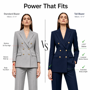 Completi <span class=keywords><strong>da</strong></span> Donna Specializzati con Blazer Doppiopetto a Maniche Lunghe, Abiti Formali <span class=keywords><strong>da</strong></span> Ufficio <span class=keywords><strong>Eleganti</strong></span>, Abbigliamento Moda Personalizzato per Signore - Product Image 2