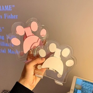 Transparent Cat Paw Phone Holder Acrylic Adjustable <b>Tablet</b> <b>Stand</b> For Desk Student Dormitory Use - Product Image 3