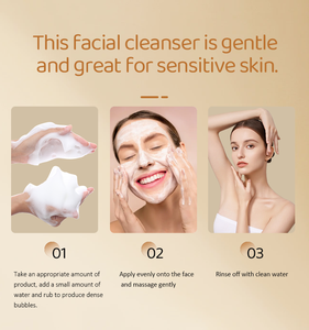 Detergente Viso Schiarente Naturale Private Label, Detergente Organico con Curcuma e Acido Cogico per Macchie Scure - Product Image 3