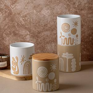 Taza <span class=keywords><strong>de</strong></span> Café <span class=keywords><strong>de</strong></span> Cerámica <span class=keywords><strong>de</strong></span> Alta Calidad sin Asa, Taza <span class=keywords><strong>de</strong></span> Cerámica Naranja <span class=keywords><strong>Sol</strong></span> sin Asa con Tapa - Product Image 1