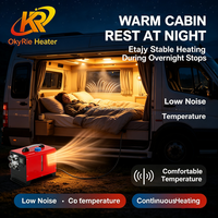Chauffage d'appoint industriel au diesel OkyRie AX81H 8KW, fonctionnement stable en conditions extrêmes de froid, pour bus et autocars