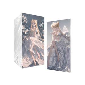 Étui de protection magnétique en acrylique pour cartes gradées <span class=keywords><strong>Sailor</strong></span> <span class=keywords><strong>Moon</strong></span>, cadre d'affichage anti-UV pour cartes à collectionner d'anime PSA BGS CGC - Product Image 1
