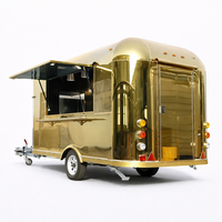 Camionnette de restauration rapide commerciale personnalisée à prix d'usine, homologuée DOT, pour churros et café, avec cuisine intégrée