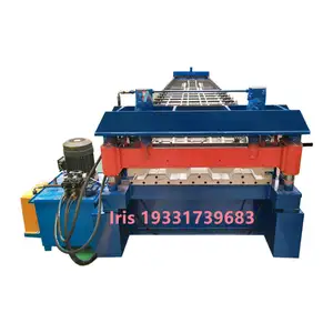 2-Inch High Speed Tile Forming Machine 20m/min Deck Floor Roll Forming With 30 Stations For Home Use New Motor Pump