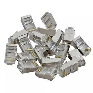 Connecteur FTP SFTP 8P8C <span class=keywords><strong>RJ45</strong></span> blindé modulaire CAT6 CAT6A <span class=keywords><strong>RJ45</strong></span> plaqué or - Product Image 5