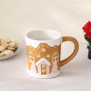 Mug de Noël en céramique grande capacité en gros - Product Image 2