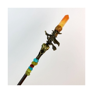 GEM Personnalisé Chinois Lune Jaune Couleur Fée Bâton Épingles à Cheveux <span class=keywords><strong>Pierre</strong></span> Naturelle Fluor Peigne à Cheveux en Ligne Tête de Jade Peigne de Massage - Product Image 6