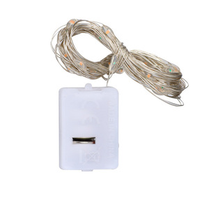 Led String Lights Warm White Wire Type Battery Operated Christmas Party Decoration - Product Image 2