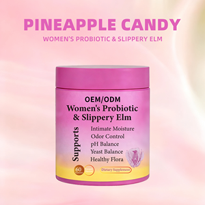 Gomitas Probióticas de Olmo Resbaladizo para Mujeres, 60 Unidades, Sabor Piña - Product Image 4