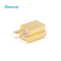 Extremo macho del conector RF GPPO Mini-SMP con longitud de lanzamiento de 5,6mm Material de latón DC 40GHz para aplicaciones de PCB y RF