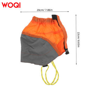 Guêtres de neige Woqi orange en néoprène imperméable et anti-sable 20x22cm pour trail running, randonnée, ski, chasse, escalade - Product Image 1