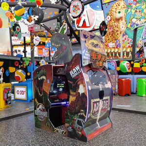 55 LCD trong nhà <span class=keywords><strong>video</strong></span> chụp mô phỏng 2 người chơi Jurassic công viên Arcade trò chơi máy Đồng tiền hoạt động trò chơi trên bán - Product Image 5