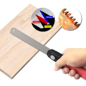 New product pattern non-slip rubber handle removable fine tooth blade mini hand saw pruning woodworking tool