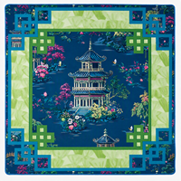 Grand tapis de mahjong, tapis de table antidérapant et insonorisant pour le poker, les jeux de cartes, de plateaux et de tuiles