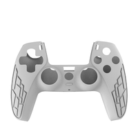 Coque en silicone de couleur unie pour manette PS5, housse de protection en gel souple pour PS5, coque en caoutchouc de silicone pour PS5