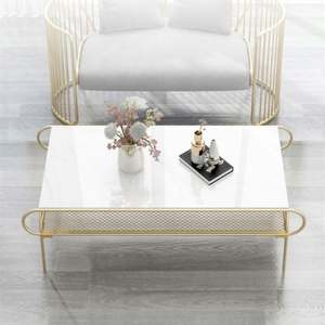 Canapé et table basse combinés de style nordique, luxe léger, style célébrité du <span class=keywords><strong>web</strong></span>, petit magasin de vêtements familial, simple et moderne - Product Image 3