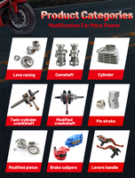 Modification personnalisée d'usine Cg125 Cg150 Cg175 Cg200 Cg250 Cg300 Cg400 vilebrequin de moteur de moto