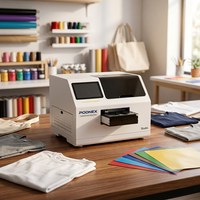 Impresora Plana de Inyección de Tinta UV Automática PodNEX A3 DX7 para Carcasas de Teléfono y AirPods, PVC, Uso en Pequeñas Empresas